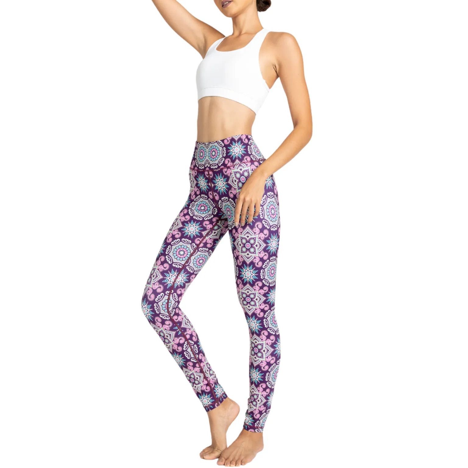 Printed Yoga Leggings manufacturing with recycled materials