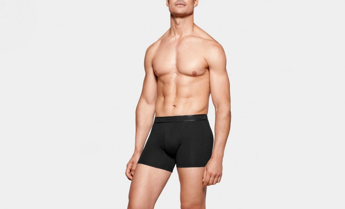 Custom black boxer manufacturing that has soft waistband