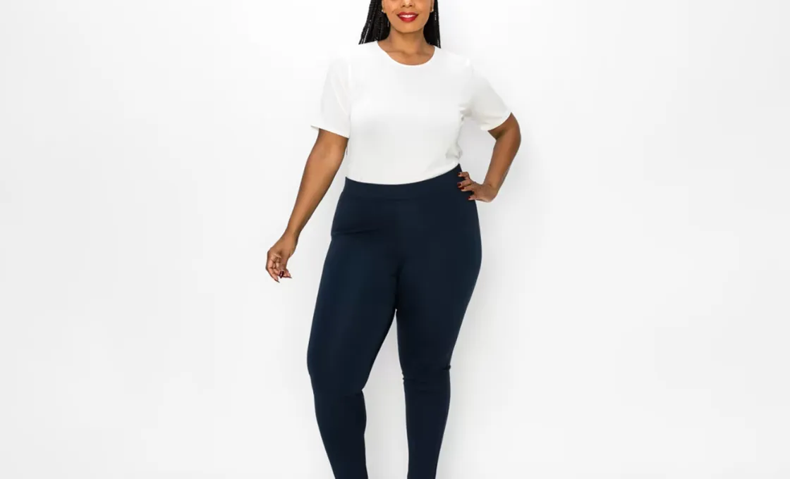 Plus size high waisted leggings manufacturing service with high quality materials