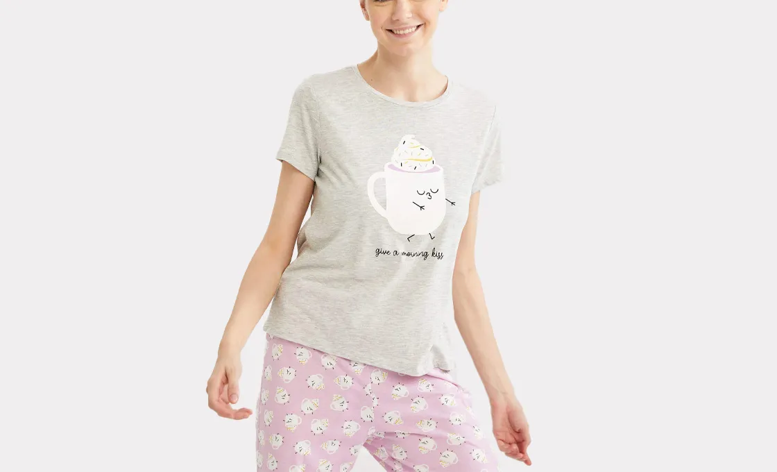 custom printed pajamas manufacturing casual sleepwear