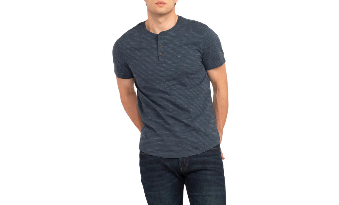 Henley T-shirt manufacturing with high capacity