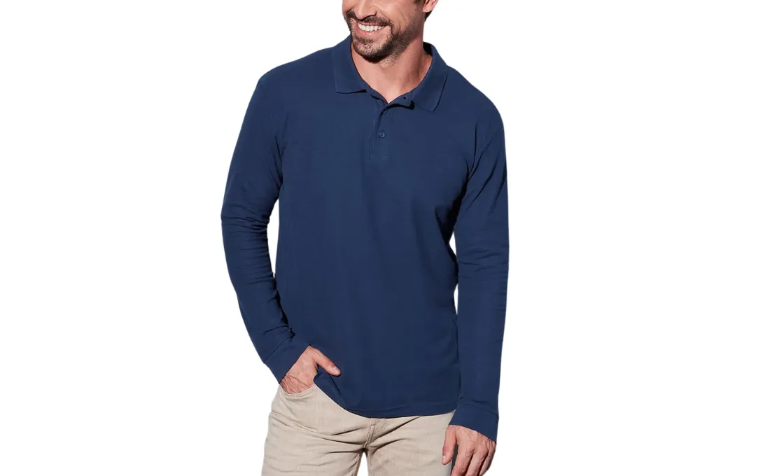 Long Sleeve Polo Shirts manufacturing with strict quality control