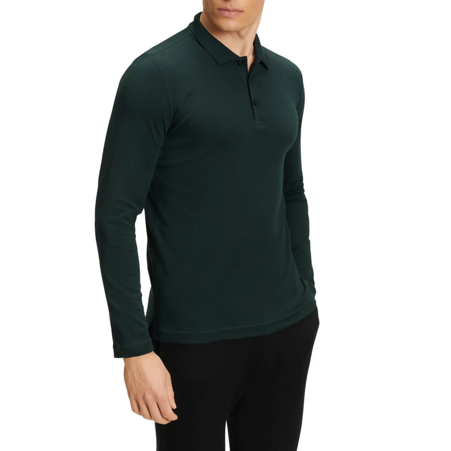 Long Sleeve Polo Shirts manufacturing with trendy design