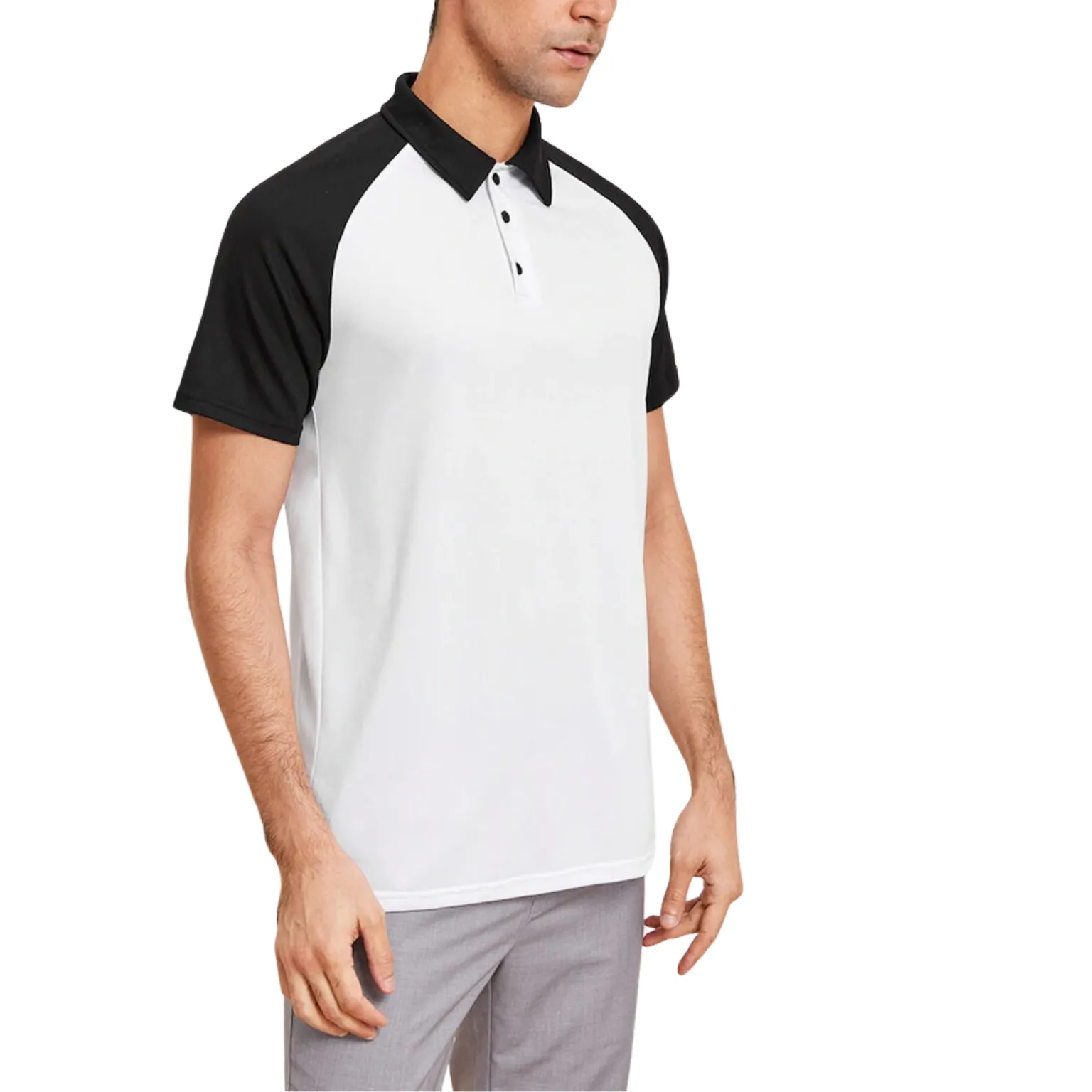 Raglan Polo Shirts manufacturing with trendy design