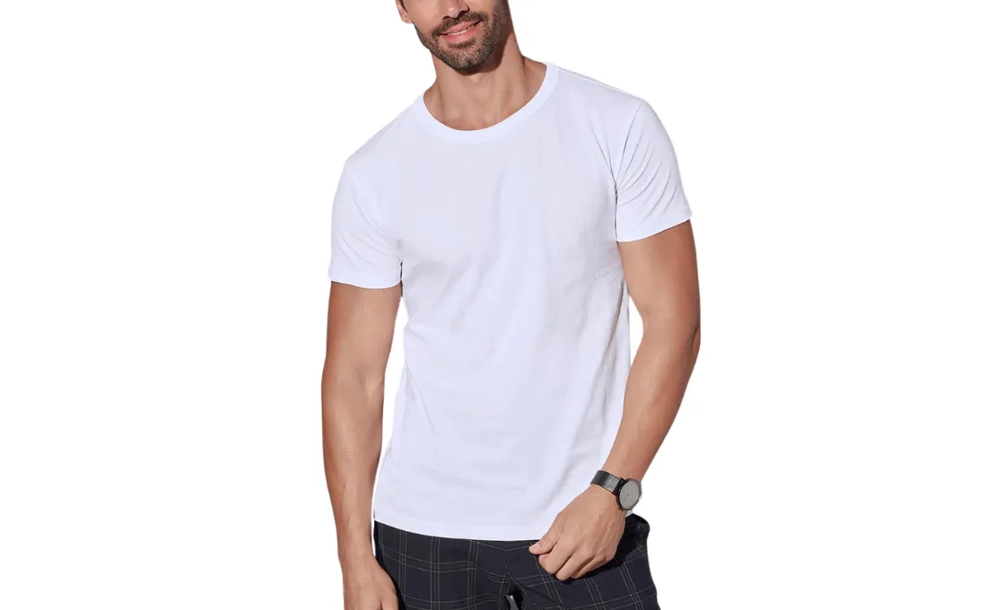 Round Neck T-shirt manufacturing with high quality