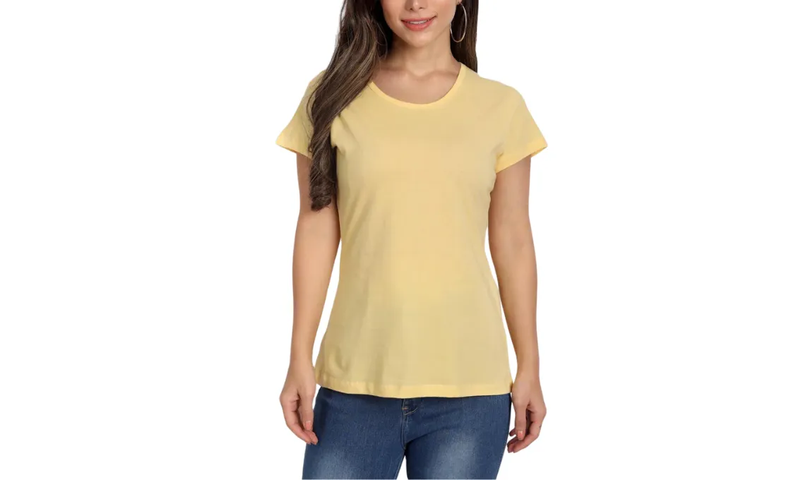 Round neck T-shirt manufacturing OEM service