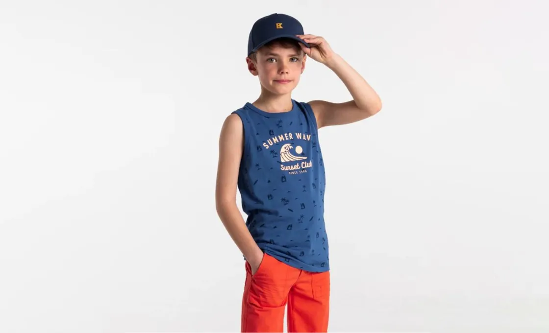 Safety manufacturing Tank Top For Boy.