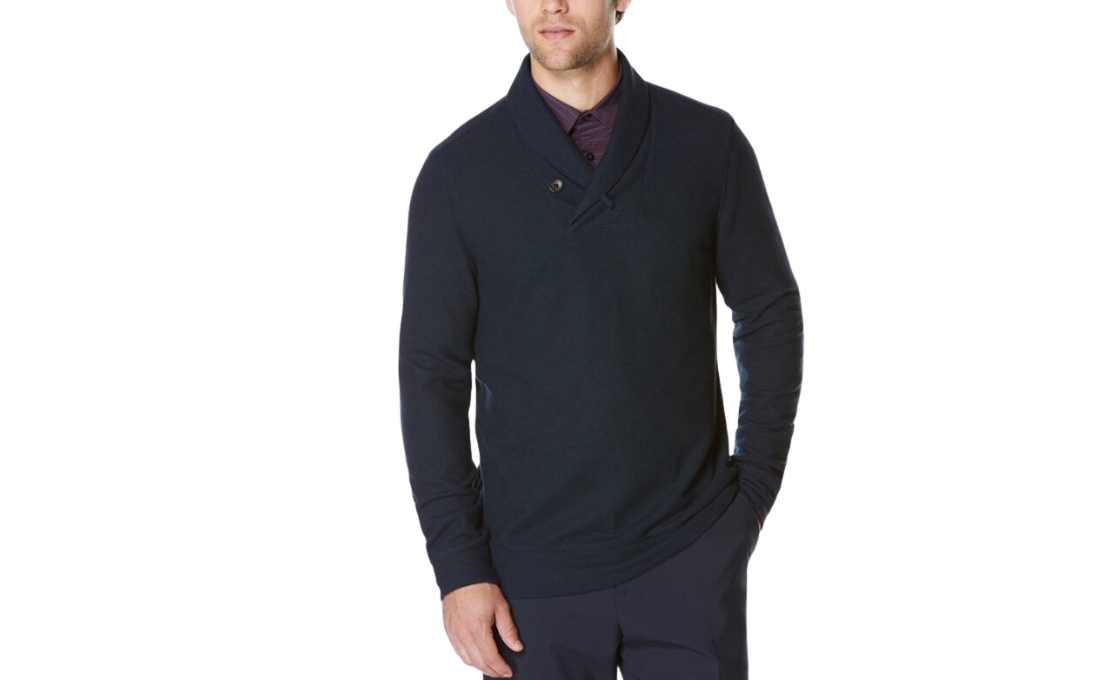 Shawl Collar Sweater manufacturing with premium fabric