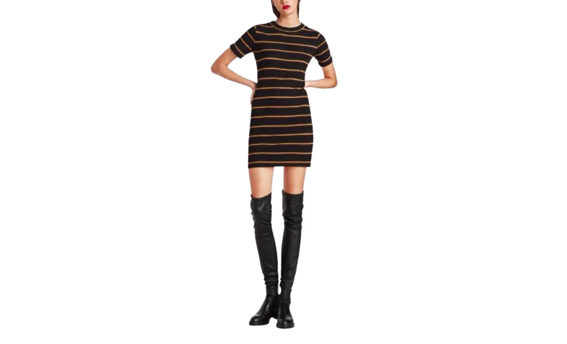 Striped Dress manufacturing with long term experience