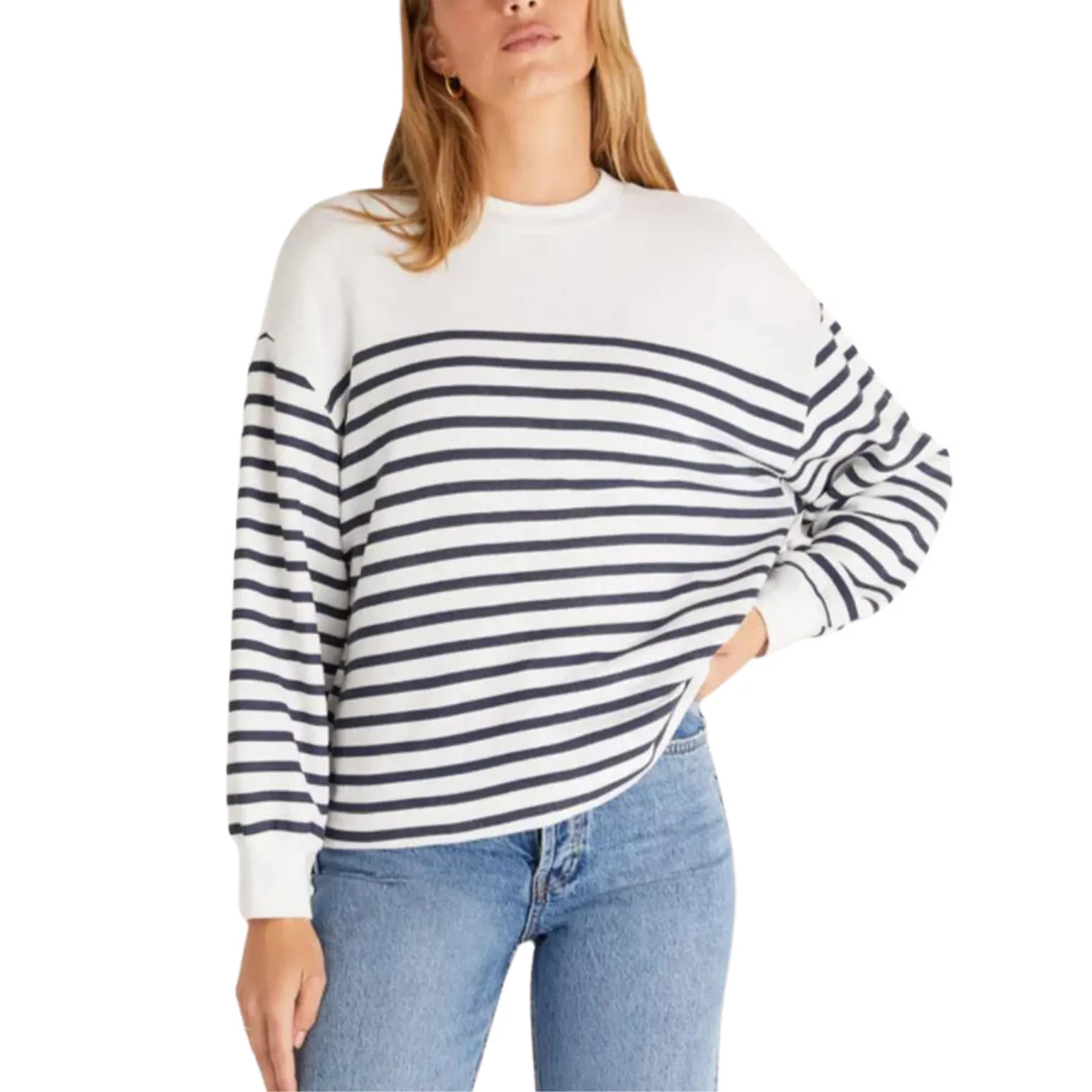 Striped Sweatshirts manufacturing with trendy design