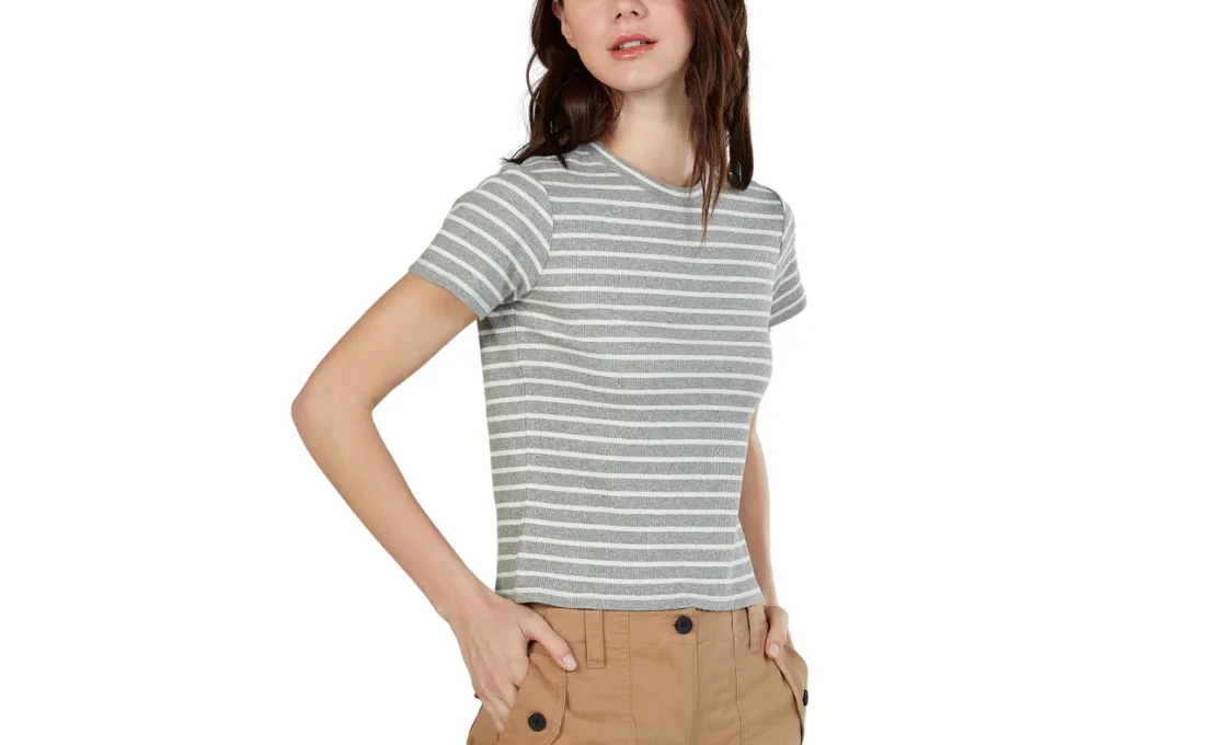 Striped T-shirt manufacturing with global market