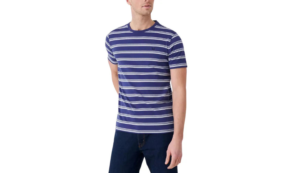 Striped T-shirt manufacturing with trendy and high quality