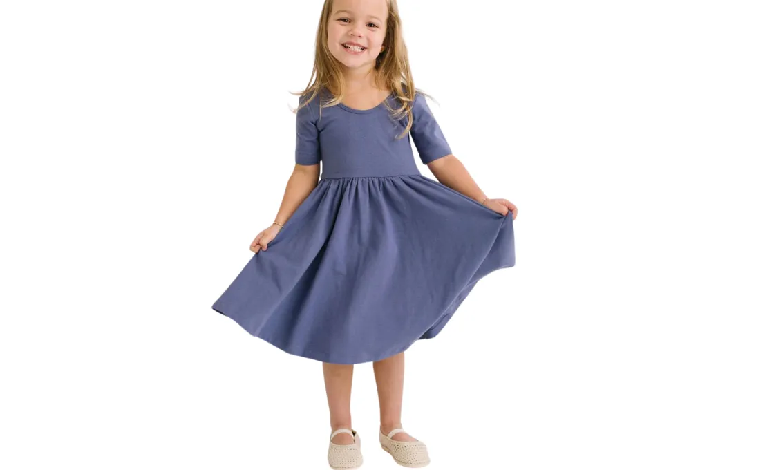 casual toddler dresses manufacturer with various choice of fabric