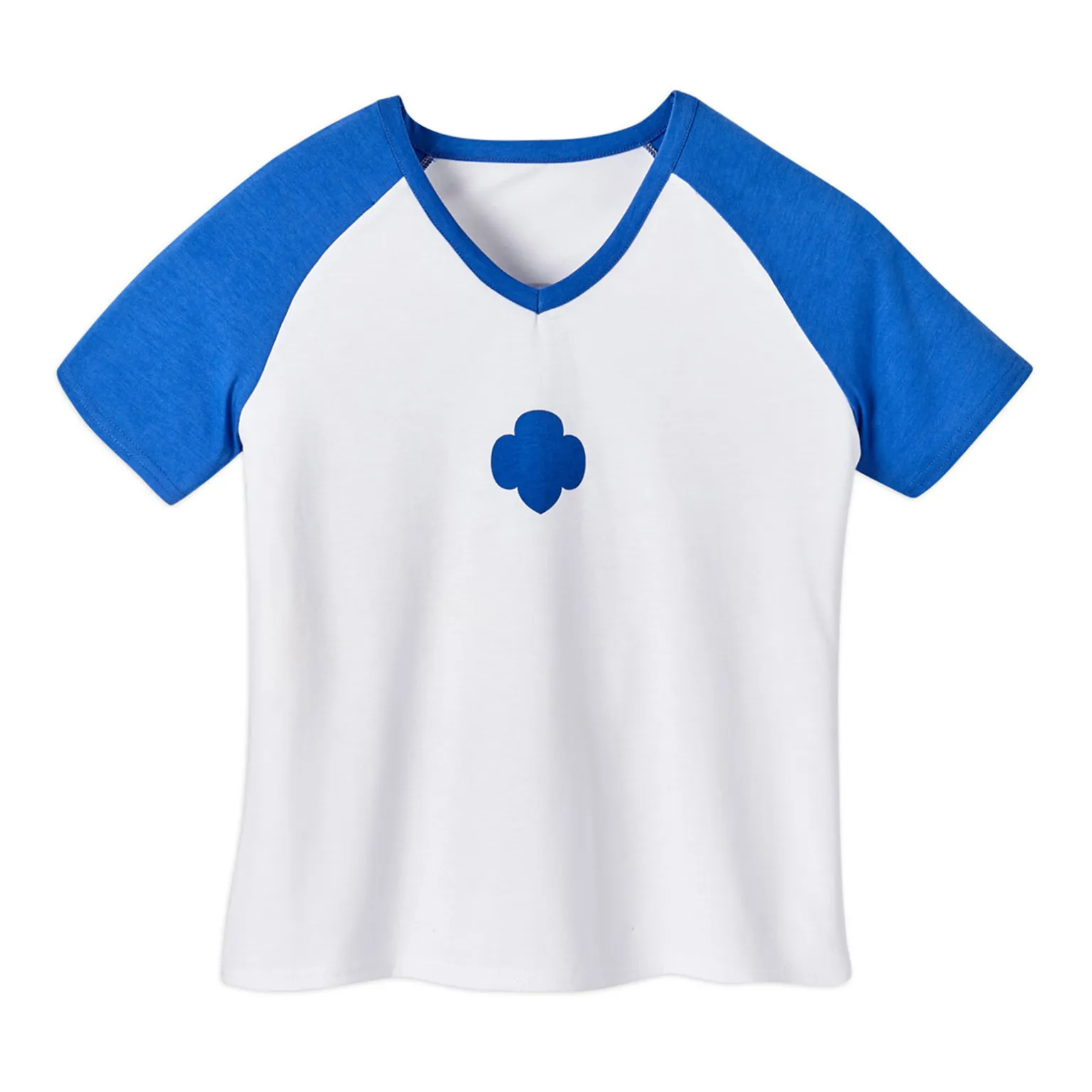 Girls V Neck T-Shirt manufacturing with recycled materials