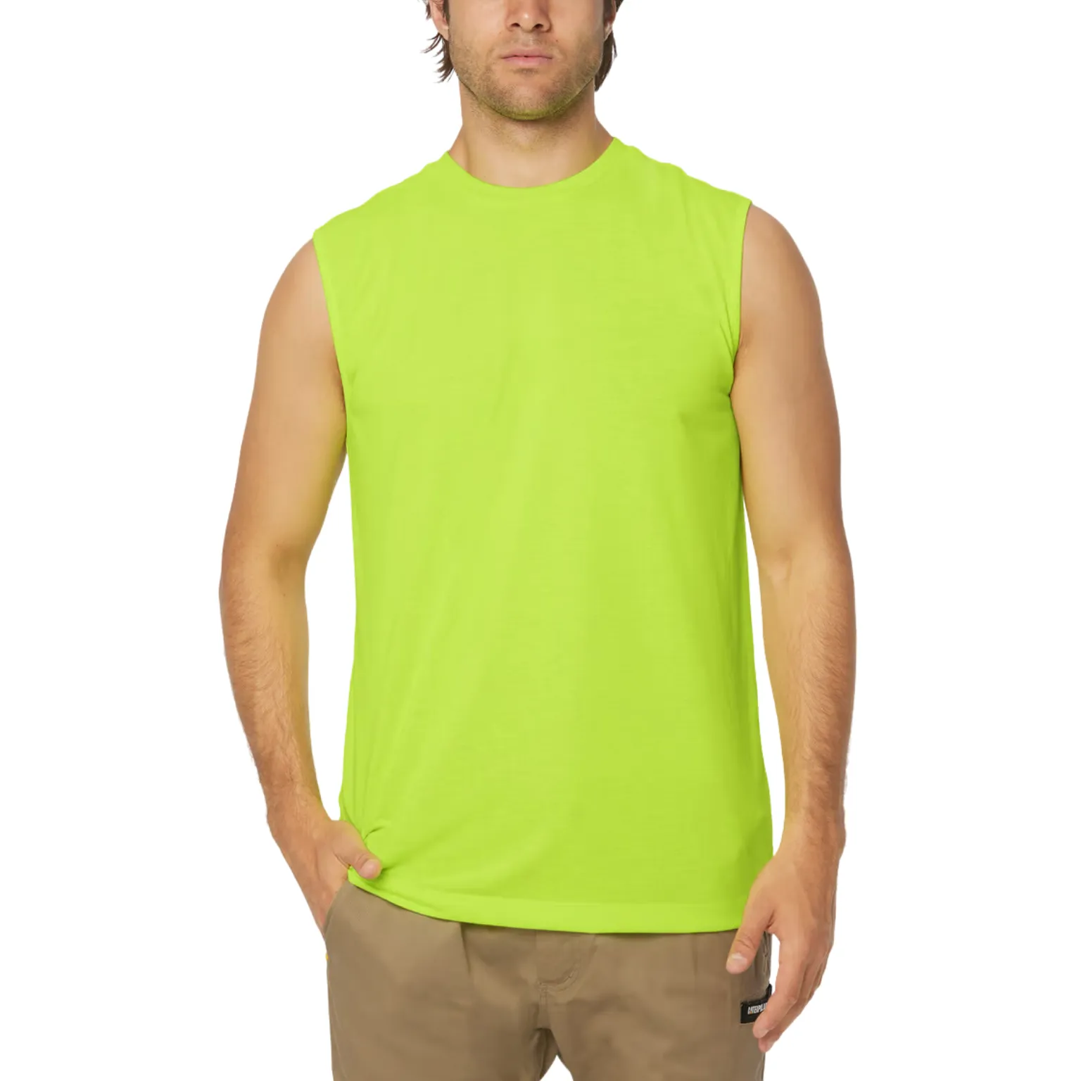 Sleeveless T-shirt manufacturing with trendy design