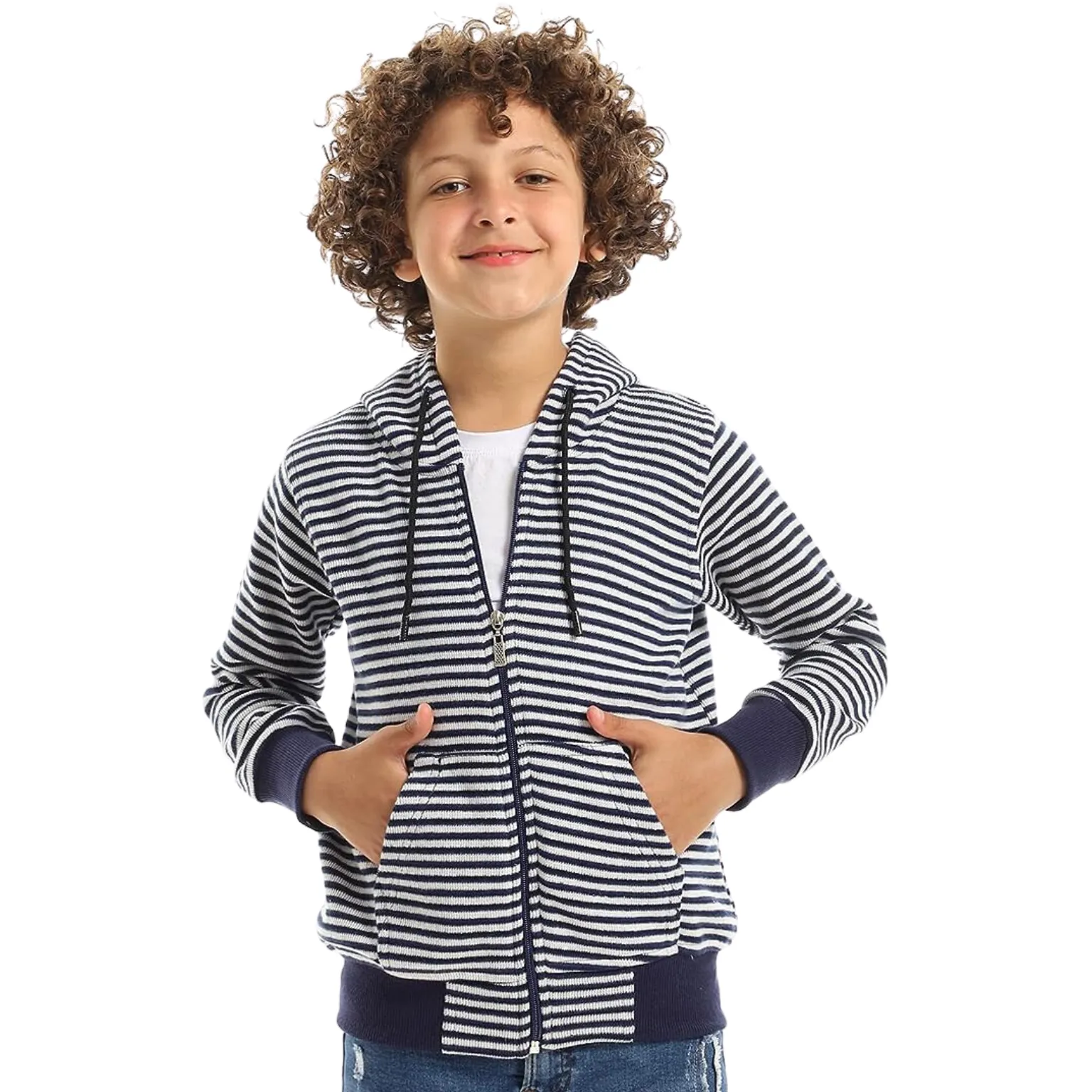 Kids Striped Jacket manufacturing with trendy designs