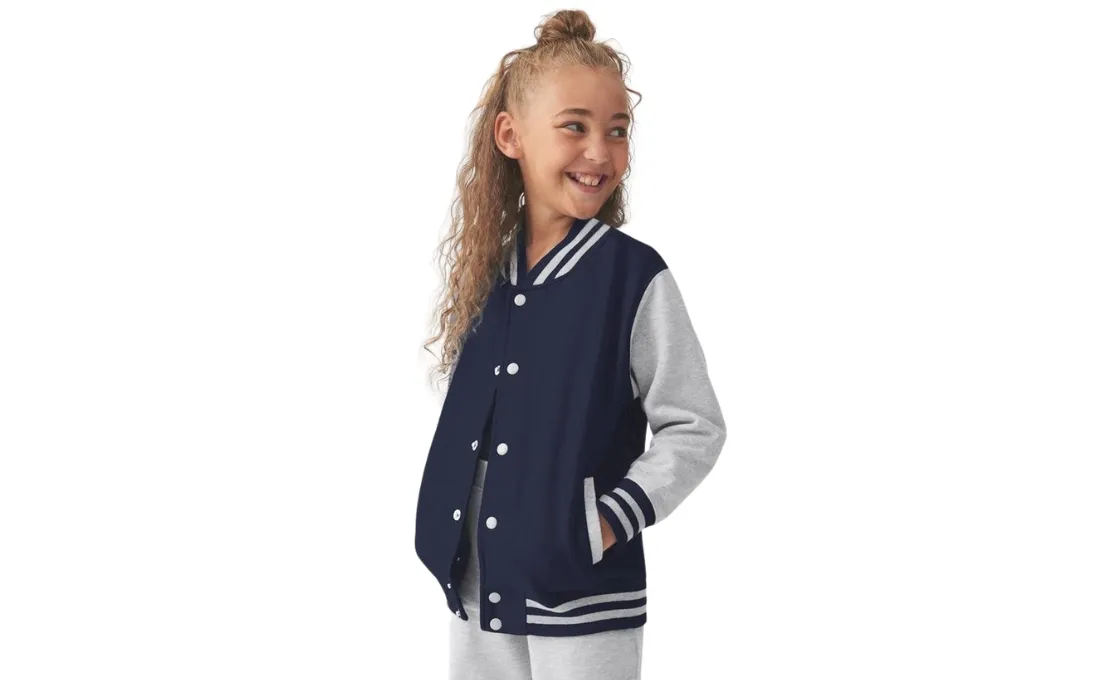 Kids Varsity Jacket manufacturing with high quality fabric