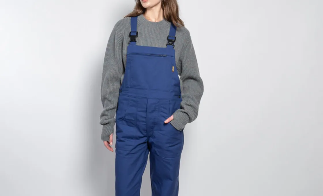 workwear overall manufacturing zip overall with stretch functionality